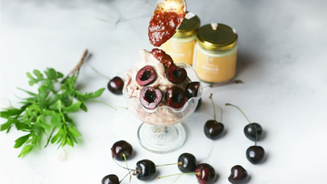 Walnut Butter Cherry Nice Cream