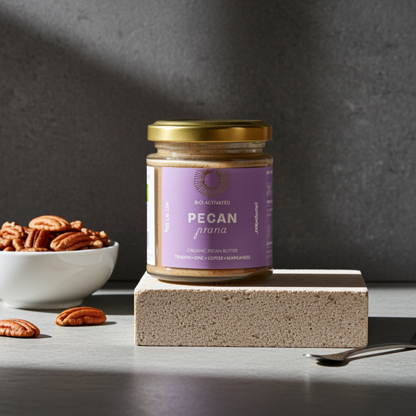Activated organic pecan butter