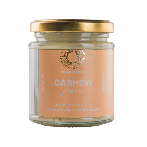 Activated Organic Cashew Butter 170g jar by Plant Prana