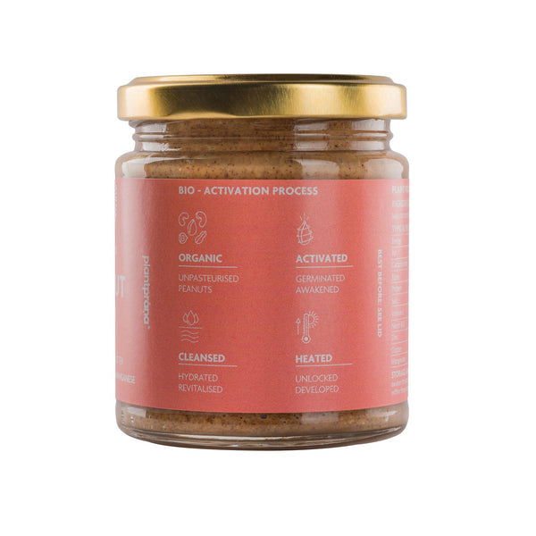 Organic peanut butter 170g jar - aflatoxin-free by Plant Prana