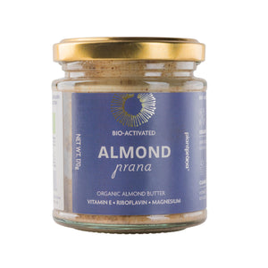 Bio-activated Organic Almond Butter 170g jar by Plant Prana